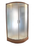 box semicircolare 90*90 martellato