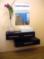 Mobile bagno doppio lavello da 150 cm  wenge