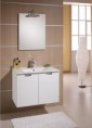 MOBILE BAGNO SOSPESO 75CM LAVABO SPECCHIO LUCE