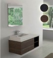 Urban line sospeso da cm 120 di colore noce