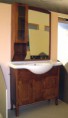 Mobile bagno in legno massello da 103 cm.